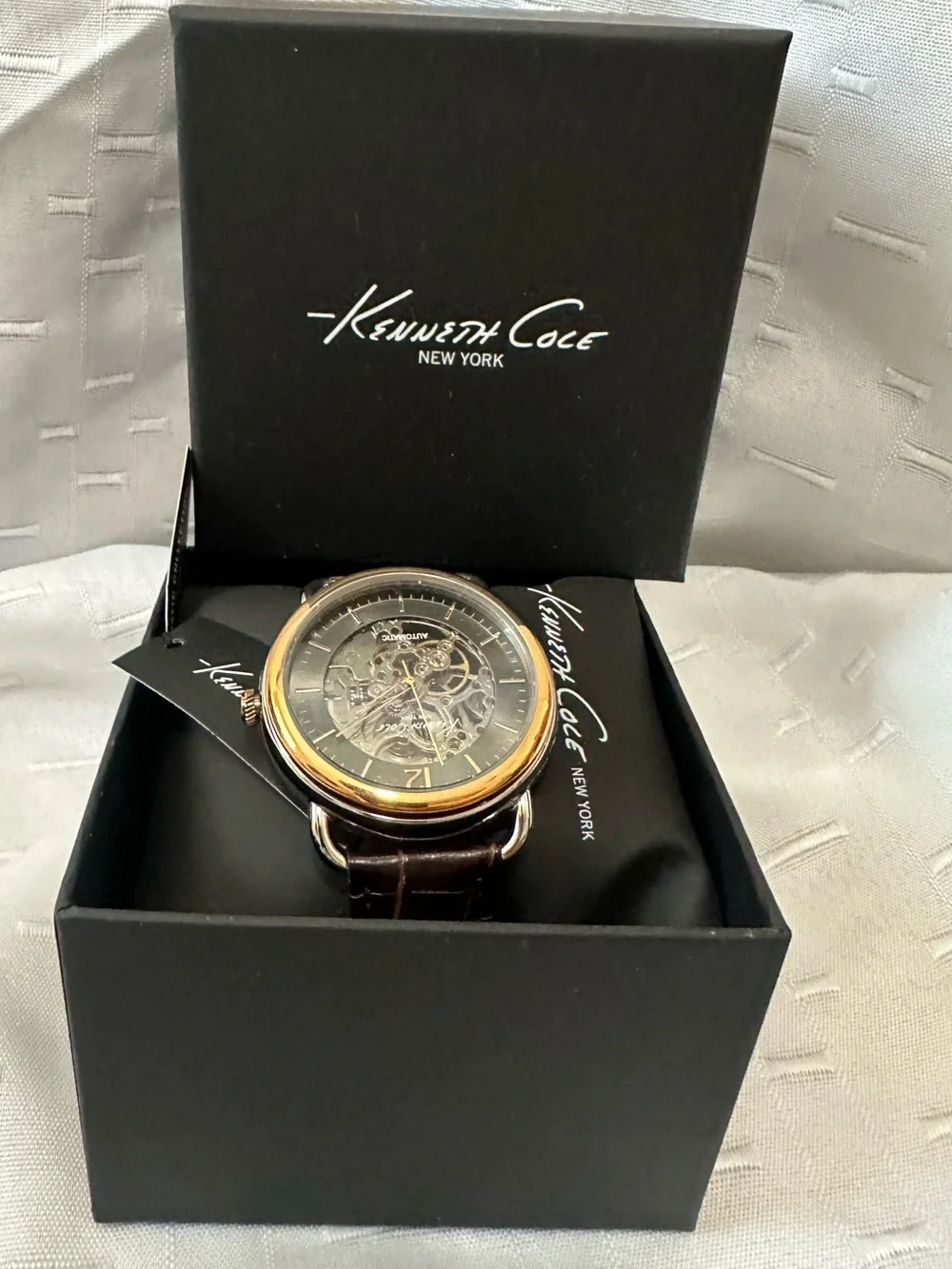 Kenneth Cole New York Transparency Automatic Skeleton Men’s Watch